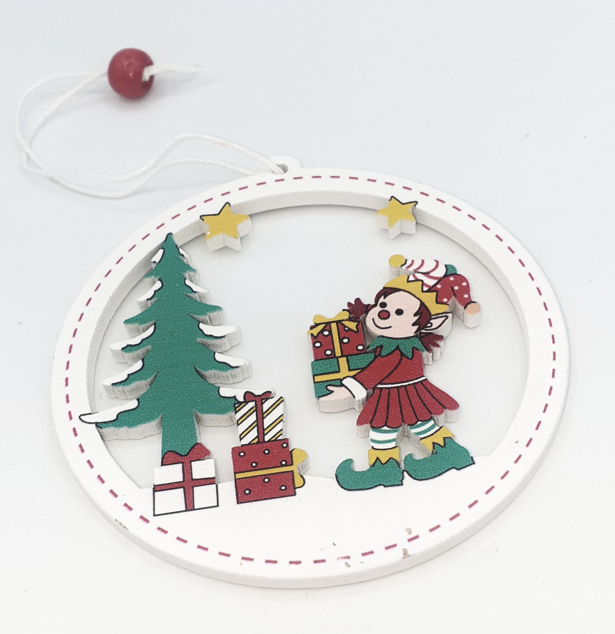 ADORNO ÁRBOL DE NAVIDAD ELFOS - Imagen 2