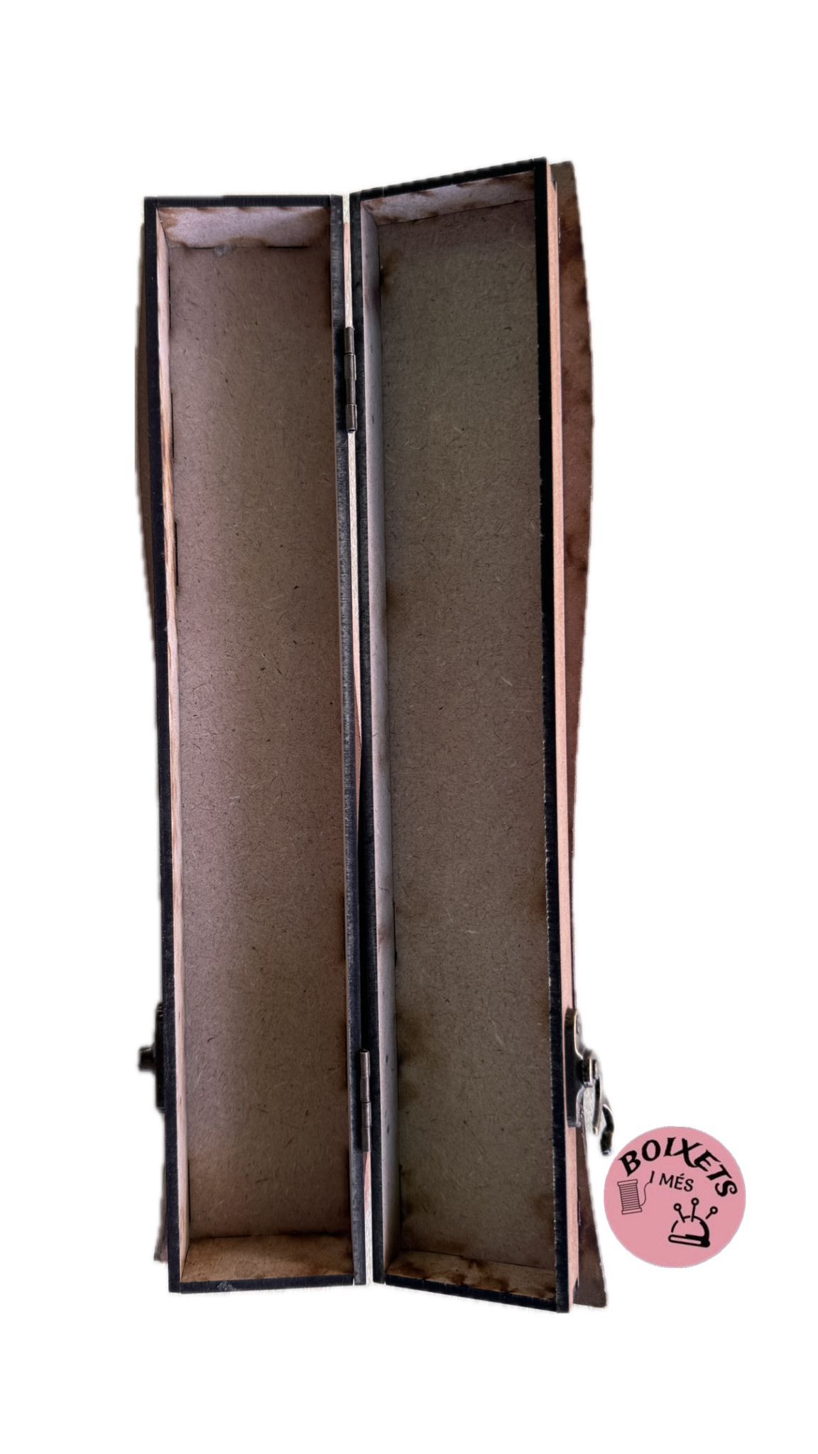 CAJA ABANICO MADERA - Imagen 3